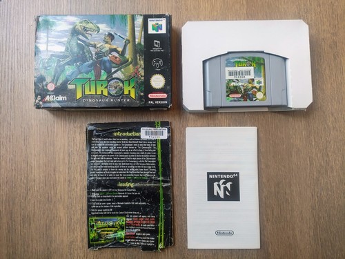 Turok: Dinosaur Hunter (1997) Nintendo 64 box