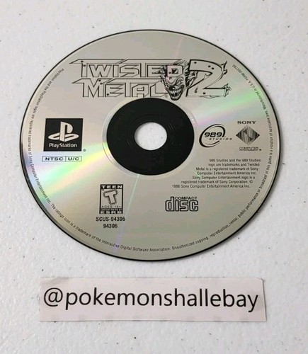 Twisted Metal 2 (1996) PlayStation box