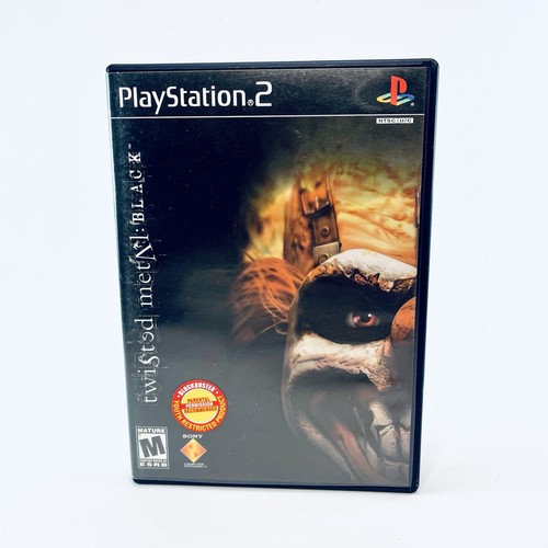 Twisted Metal: Black (2001) PlayStation 2 box