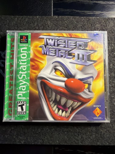 Twisted Metal III (1998) PlayStation box
