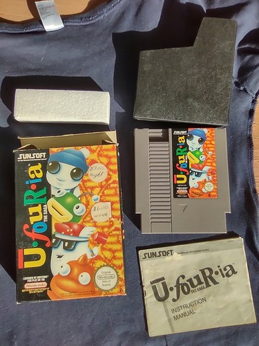 Ufouria: The Saga (1991) NES box