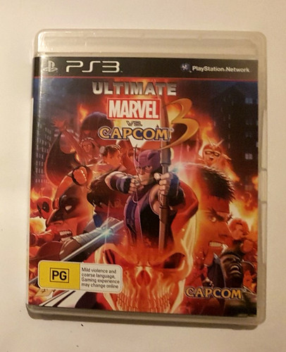 Ultimate Marvel vs. Capcom 3 (2011) PlayStation 3 box