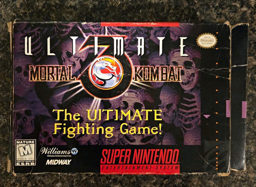 Ultimate Mortal Kombat 3 (1996) Mega Drive box