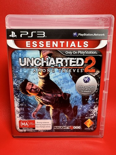 Uncharted 2: Among Thieves (2009) PlayStation 3 box