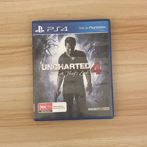 Uncharted 4: A Thief's End (2016) PlayStation 4 box