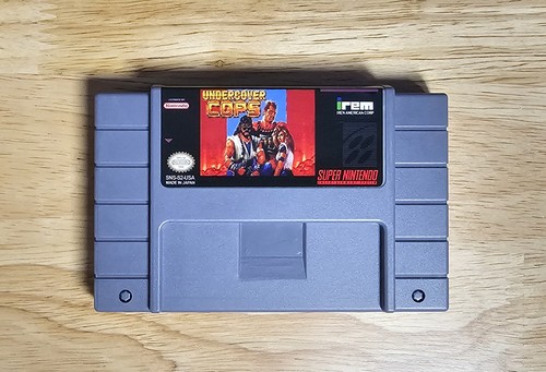 Undercover Cops (1995) SNES box