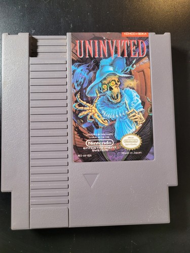 Uninvited (1986) NES box