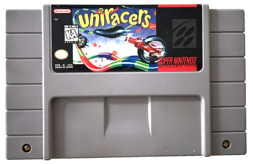 Uniracers (1994) SNES box