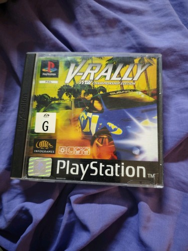 V-Rally (1997) PlayStation box