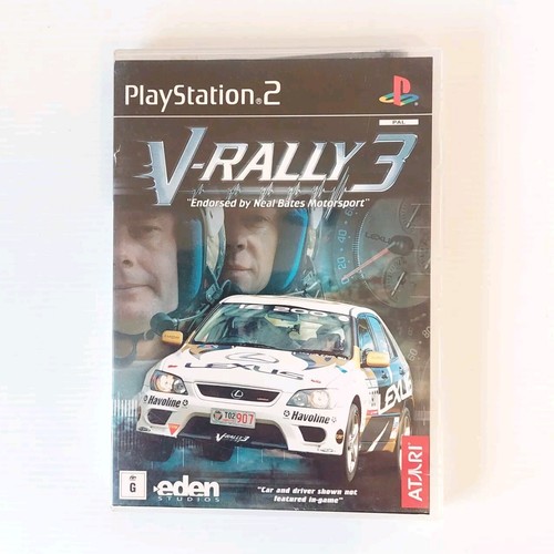 V-Rally 3 (2002) PlayStation 2 box