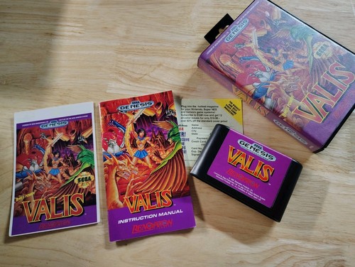 Valis II (1989) Mega Drive box