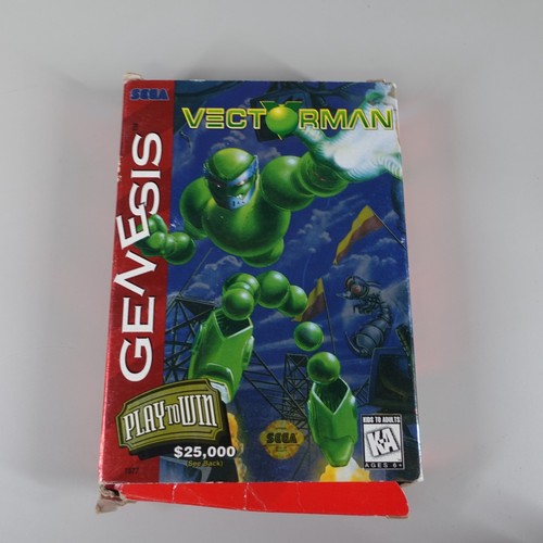 Vectorman (1995) Mega Drive box