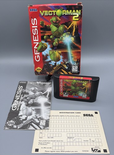 Vectorman 2 (1996) Mega Drive box