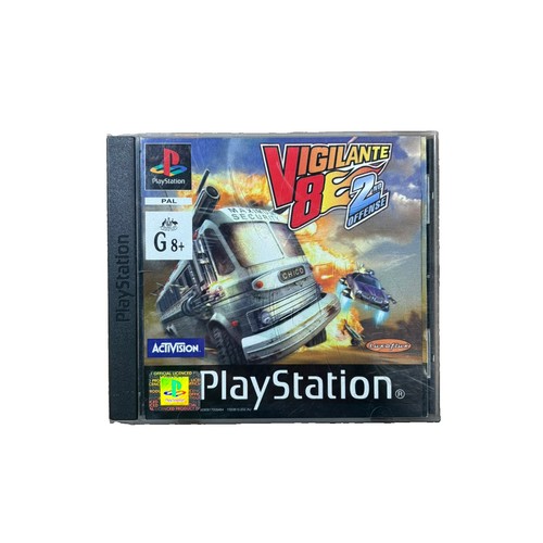 Vigilante 8: 2nd Offense (1999) PlayStation box
