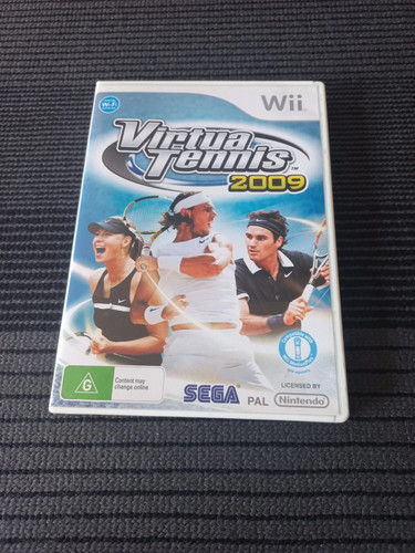 Virtua Tennis 2009 (2009) Wii box