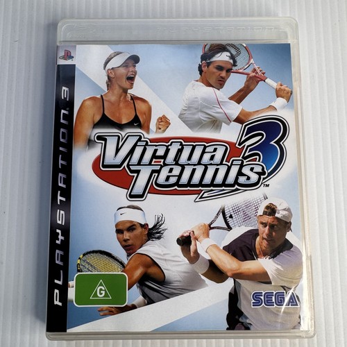 Virtua Tennis 3 (2007) PlayStation 3 box