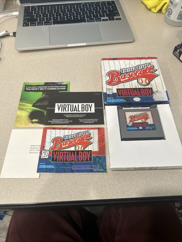 Virtual League Baseball (1995) Virtual Boy box