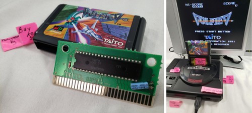 Volfied (1989) Mega Drive box