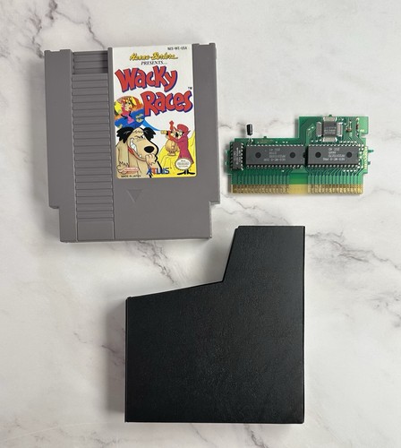 Wacky Races (1991) NES box