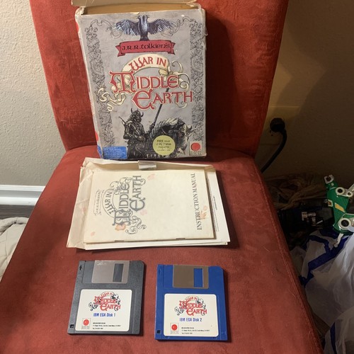 War in Middle Earth (1988) DOS box