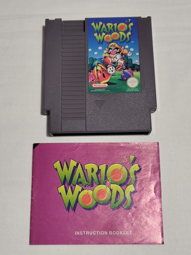 Wario's Woods (1994) NES box