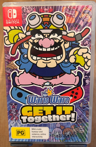 WarioWare: Get It Together! (2021) Nintendo Switch box