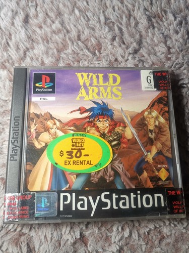 Wild Arms (1996) PlayStation box