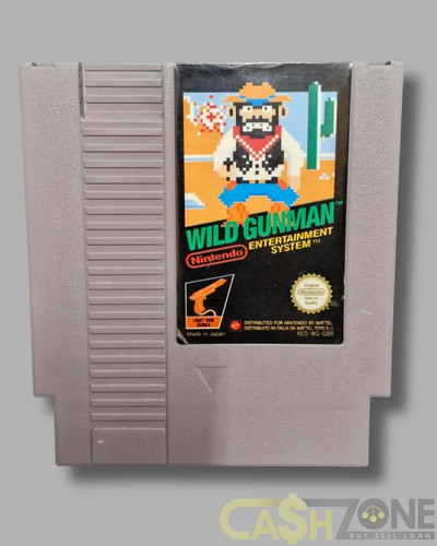 Wild Gunman (1984) NES box