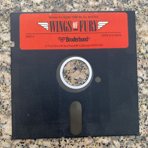 Wings of Fury (1987) DOS box