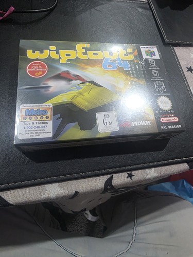 Wipeout 64 (1998) Nintendo 64 box
