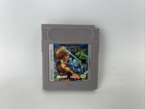 Wizards & Warriors X: The Fortress of Fear (1990) Game Boy box