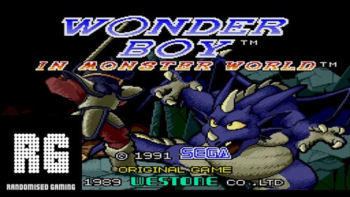 Wonder Boy in Monster World (1991) Master System box