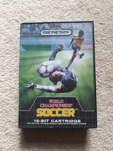 World Championship Soccer (1989) Mega Drive box