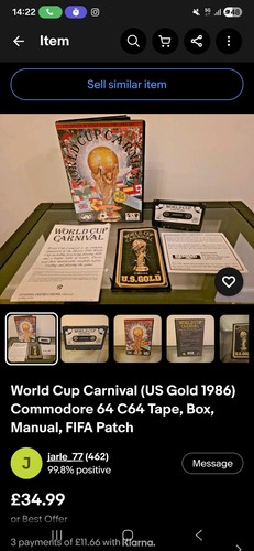 World Cup Carnival (1986) ZX Spectrum box
