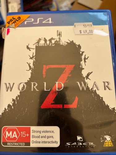 World War Z (2019) Nintendo Switch box