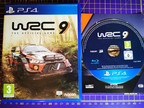 WRC 9 (2020) PlayStation 4 box