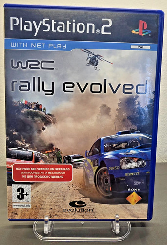 WRC: Rally Evolved (2005) PlayStation 2 box