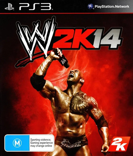 WWE 2K14 (2013) PlayStation 3 box