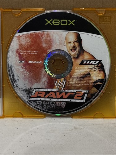 WWE Raw 2 (2003) Xbox box