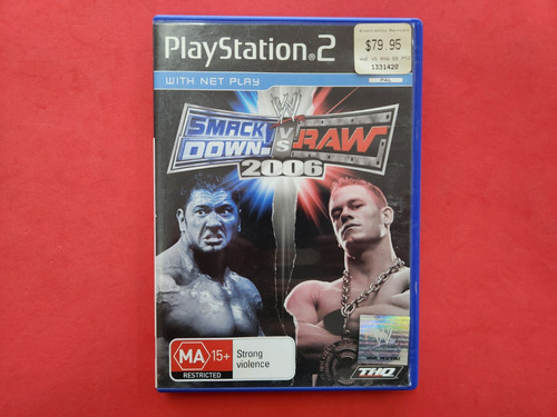 WWE SmackDown! vs. Raw 2006 (2005) PlayStation 2 box