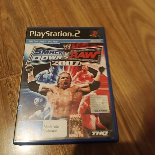 WWE SmackDown vs. Raw 2007 (2006) PlayStation 2 box
