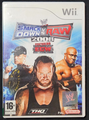 WWE SmackDown vs. Raw 2008 (2007) Nintendo DS box