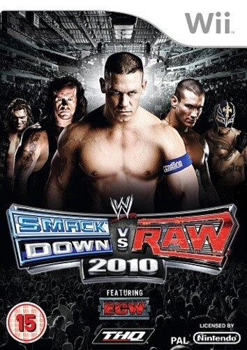WWE SmackDown vs. Raw 2009 (2008) Wii box