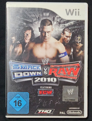 WWE SmackDown vs. Raw 2010 (2009) Nintendo Switch box