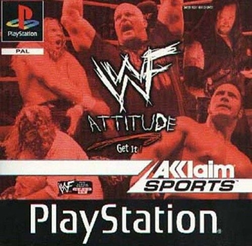 WWF Attitude (1999) PlayStation box