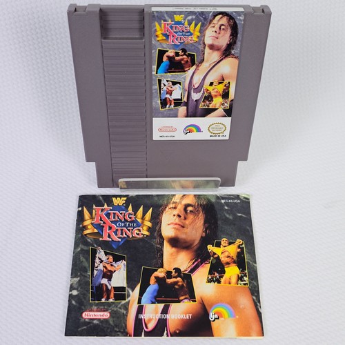 WWF King of the Ring (1993) NES box