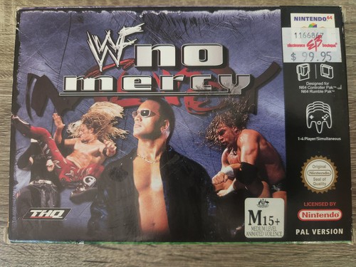WWF No Mercy (2000) Nintendo 64 box