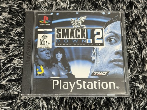 WWF SmackDown! 2: Know Your Role (2000) PlayStation box