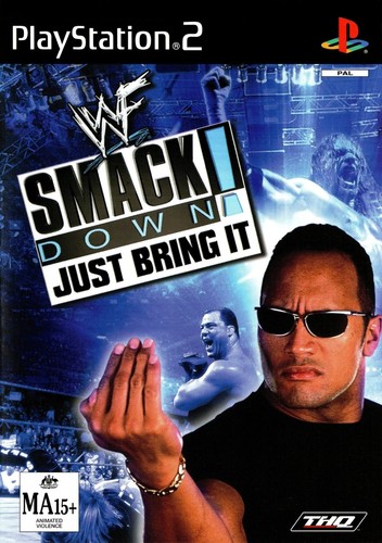 WWF SmackDown! Just Bring It (2001) PlayStation 2 box