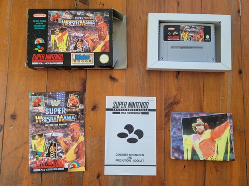 WWF Super WrestleMania (1992) SNES box